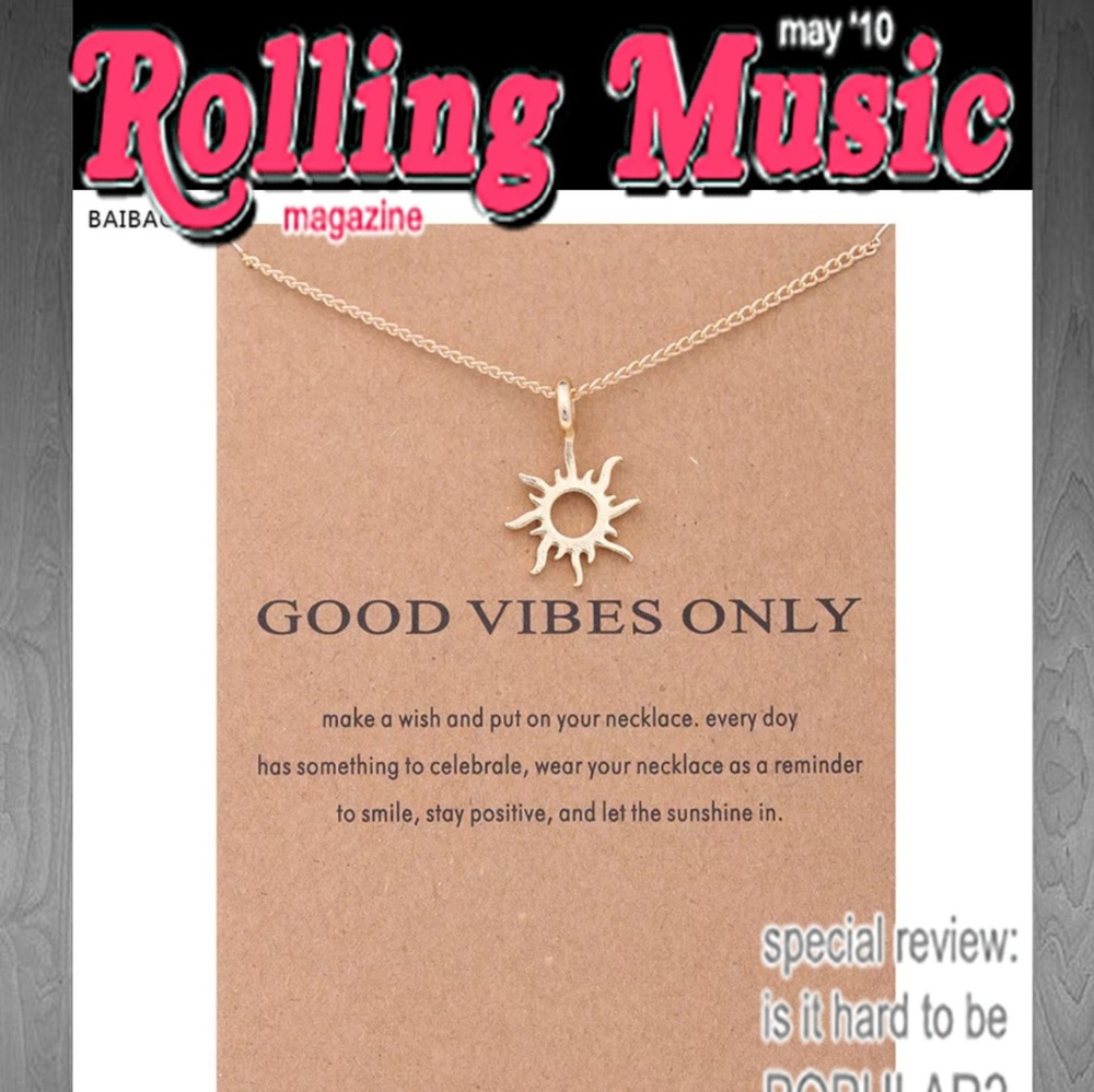 Good Vibes Sun Necklace